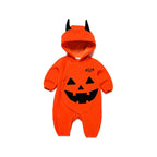 あったか ふわふわ かぼちゃの着ぐるみ かわいいハロウィン用コスチューム パーティ・クリスマス・年賀状等にも最適な変身衣装 デビルパンプキン仮装