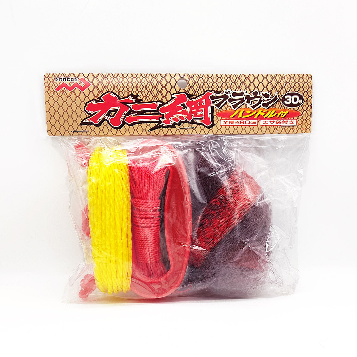 マルシン漁具 カニ網 ハンドル付 仕掛け（30号）