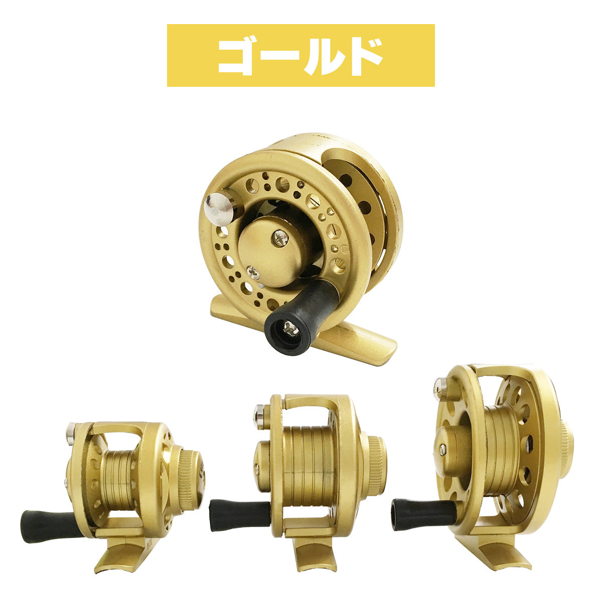 FUJI リール　タイコリール　ヒメマス釣り 8個セット　40.43.45 タイコリール「puchi」 – Fishing Japan