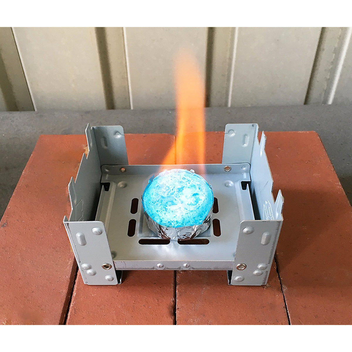 固形燃料 着火剤 揮発防止 携帯用アルミチャック袋付（25g カップ付き / 10〜80個セット）