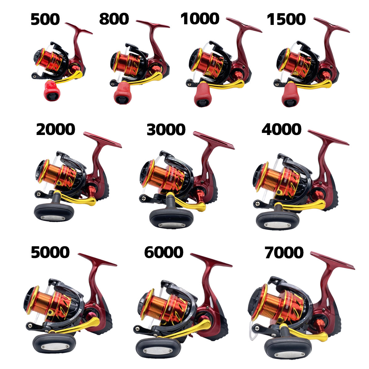 スピニングリール「ORUCS（オルクス）」（500万番〜7000番）