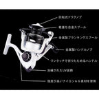 スピニングリール「ホワイトウイング5000」（2000番〜7000番）