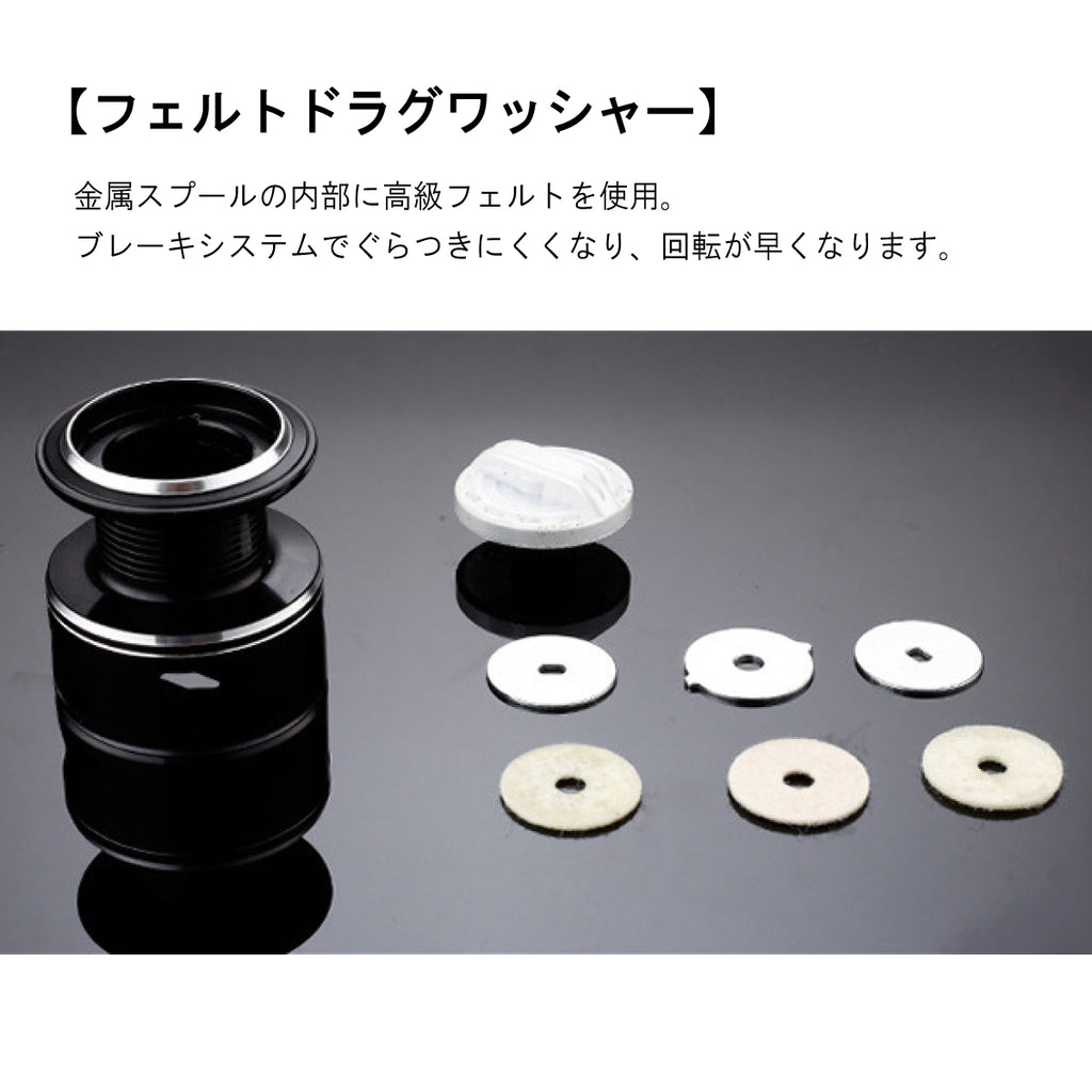 スピニングリール「ホワイトウイング5000」（2000番〜7000番）