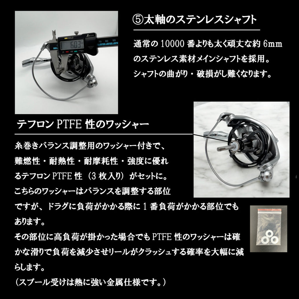 スピニングリール ゴリルドビースト10000
