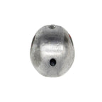 タイラバヘッド 鉛製 未塗装 シルバー（赤目 / 40g〜200g サイズ各種）