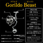 「スーパーゴリルドGOD」ロッド（リールセット各種）