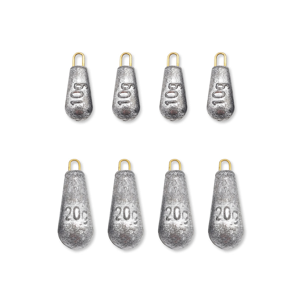 ナス型おもり 仕掛け 錘（10g･20g / セット各種）
