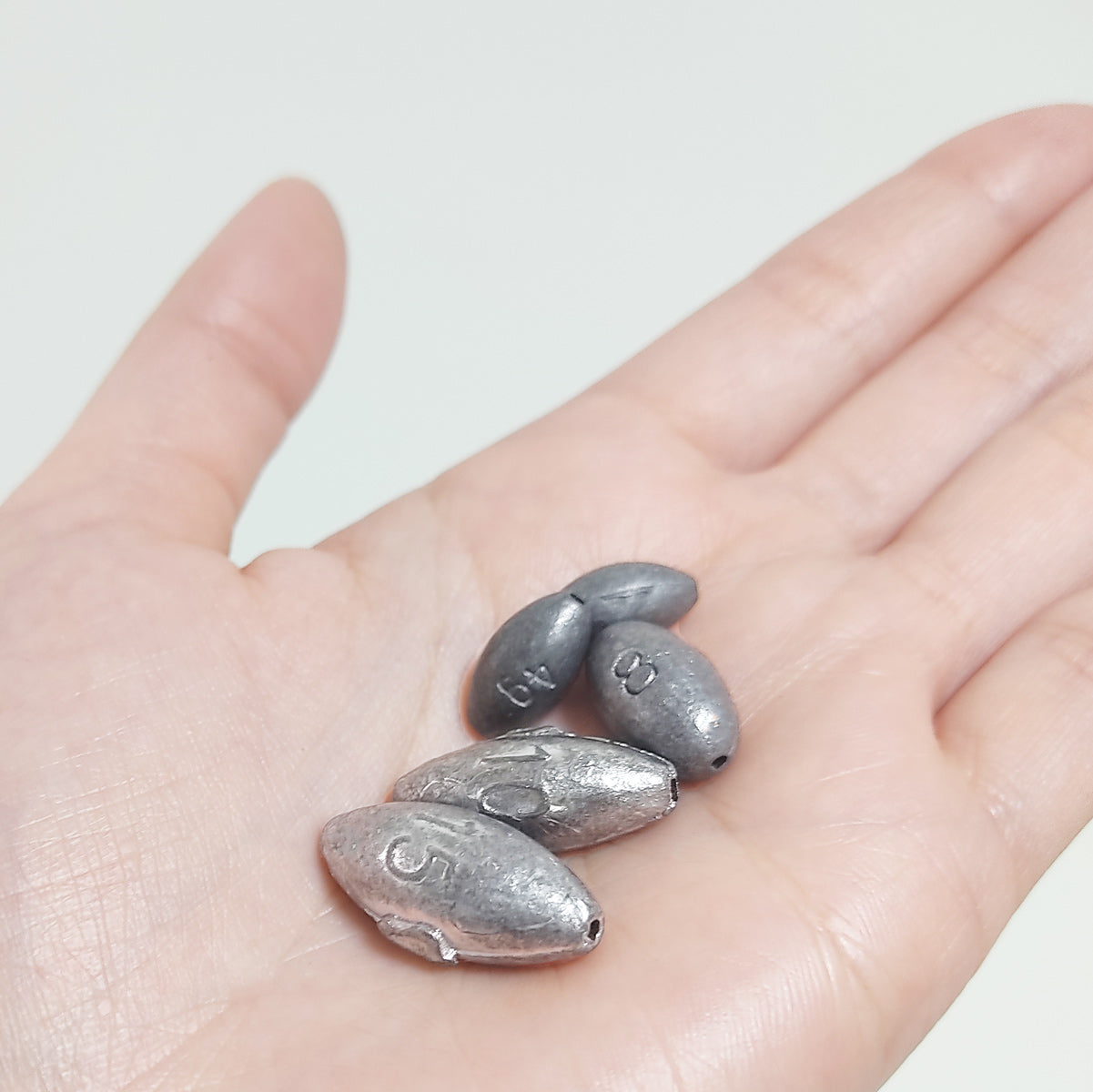 なつめ型オモリ 仕掛け 錘（1g～200g サイズ各種）