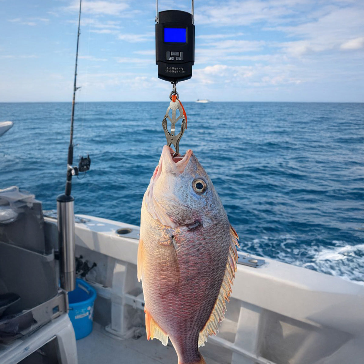 「ハカルドA」フィッシング用 デジタルスケール 最大50kg 吊り下げ式（選べるセット / カラー）