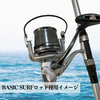スピニングリール「BASIC SURF ベーシックサーフ」3号